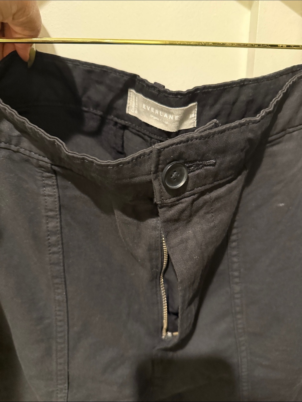 Everlane Women’s Black Cotton Chino Shorts